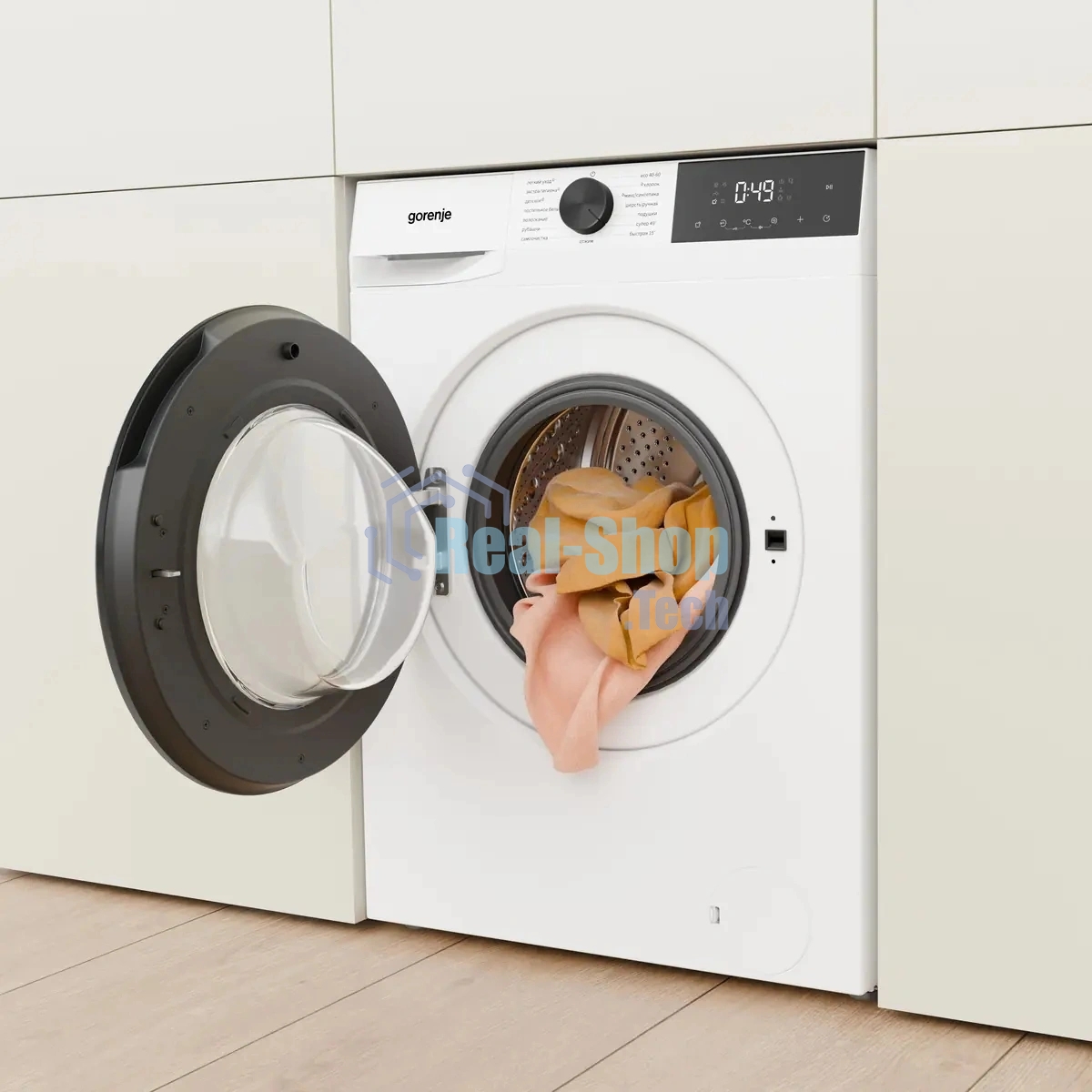 Стиральная машина Gorenje WG2P114A12/C класс: A загр.фронтальная макс.:11кг белый инвертор