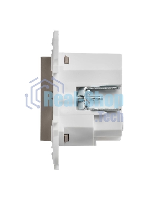 SKANDY Розетка с заземлением с защитными шторками 16А с USB C 18Вт SK-R17Sh шампань  | SK-R14-16-U14-018-K37 | IEK