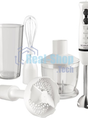 Блендер Scarlett SC-HB42M33 белый Максимальная мощность 700 Вт, 4 в 1