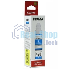 Чернила Canon GI-490C 0664C001 голубой (70 мл) для Canon Pixma G1400/2400/3400