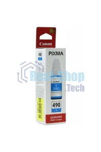 Чернила Canon GI-490C 0664C001 голубой (70 мл) для Canon Pixma G1400/2400/3400