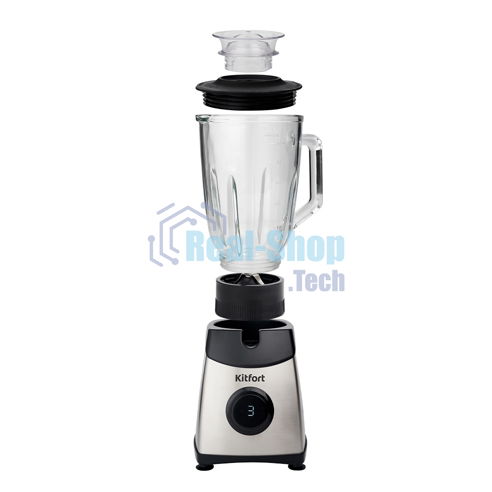 Блендер стационарный Kitfort KT-1394 550 Вт, серебристый