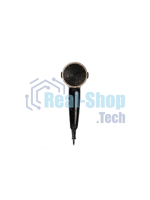 Фен Centek CT-2209 BLG черный/золотой перламутр, 1600 Вт, компактный