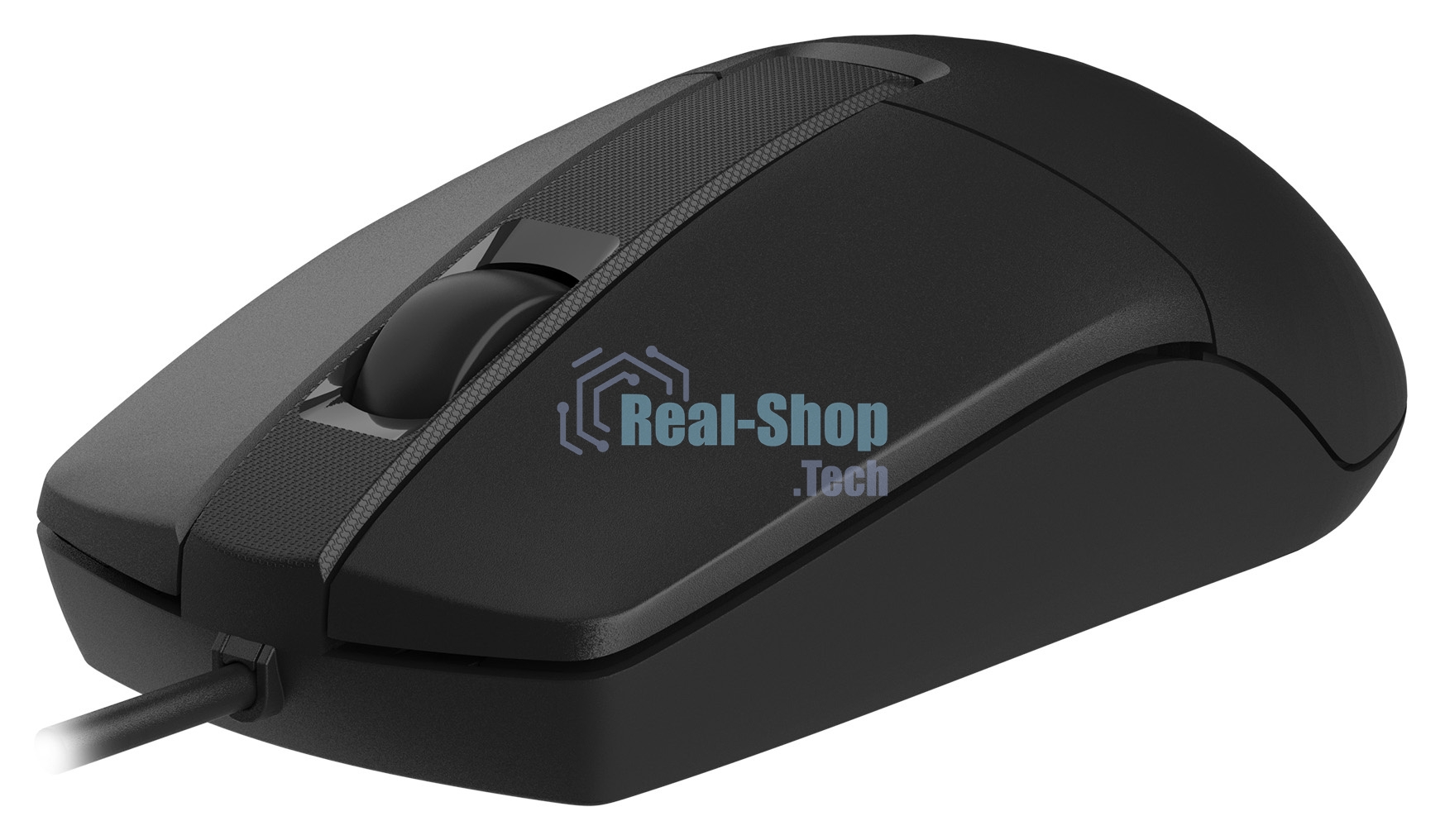 Мышь проводная A4Tech OP-330 черный, 1200 dpi, USB, кнопки - 3