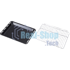 Духовой шкаф встраиваемый полноразмерный Evelux EO 650 PW, 60 см, 9 режимов, 70л, белое стекло