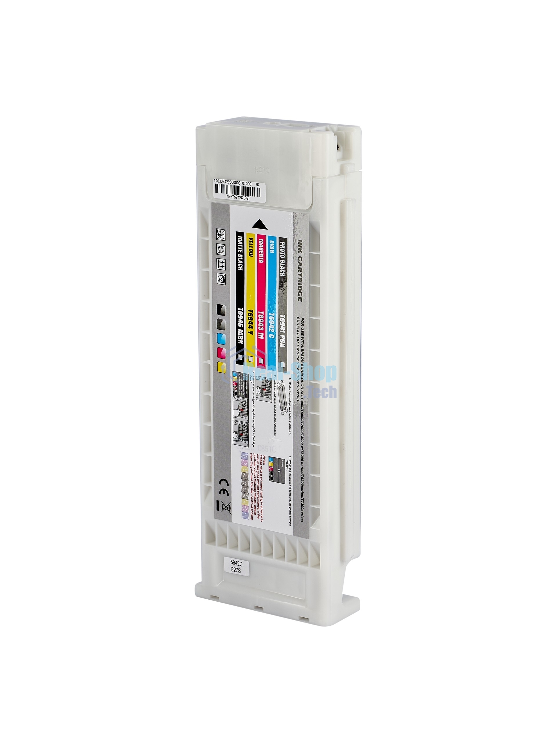 Картридж струйный Sakura C13T694200 (T6942 Cyan) для Epson, голубой, 675 мл.