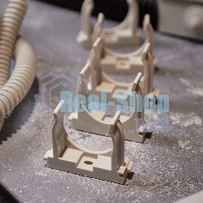 Крепеж-клипса для монтажного пистолета Rexant Ø 40 мм, серая (25 шт/уп)