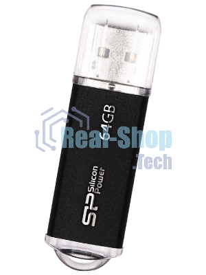 Флешка USB Silicon Power R/W USB 64Gb Ultima II SP064Gb,UF2M01V1K USB 2.0, черный