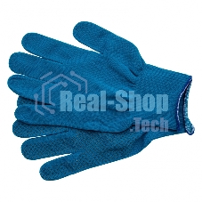 Перчатки из синтетической нити, ПВХ точка, 13 класс, 