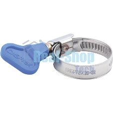 Хомуты металлические Сибртех элемент крепления с формой ключа 25-40 мм, 50 шт.