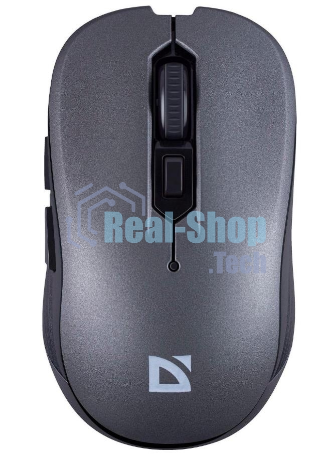 Мышь беспроводная Defender Gassa MM-105 серый, 1600 dpi, радиоканал, USB, кнопки - 6