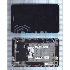Модуль (матрица + тачскрин) для Asus PadFone mini station черный с рамкой