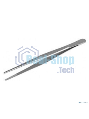 Пинцет Rexant прямой, рифленый 200 мм (блистер)