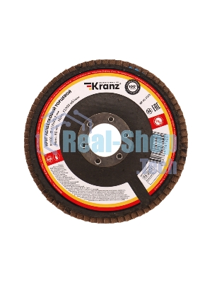 Круг лепестковый торцевой Kranz P100, 115х22,2мм