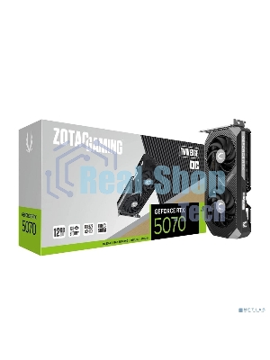 Видеокарта Zotac PCI-E 5.0 RTX 5070 TWIN EDGE OC NVIDIA GeForce RTX 5070 12Gb 192bit GDDR7 2542/28000 HDMIx1 DPx3 HDCP Ret