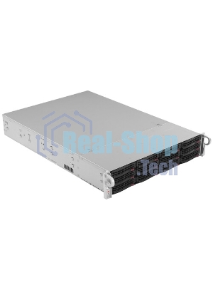 Корпус Supermicro CSE-826BAC4-R920LPB, 2U, 8 x SAS3 & 4 x hybrid NVMe 3.5 bays