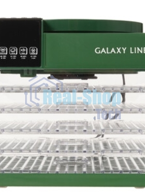 Сушилка для овощей и фруктов Galaxy Line GL 2630, зеленый, с электронным управлением, 450 Вт