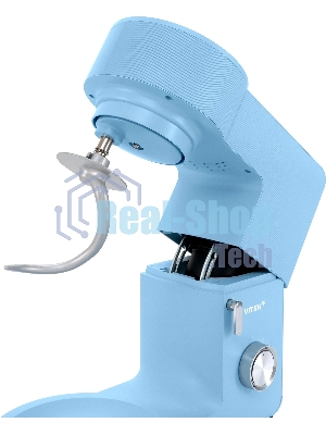 Миксер Vitek VT-PM0555 голубой, стационарный, 2200 Вт, 7.8 л, 6 скоростей