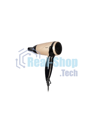 Фен Centek CT-2209 BLG черный/золотой перламутр, 1600 Вт, компактный