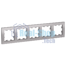 Рамка 5-м ATLAS DESIGN универс. алюм. SchE ATN000305