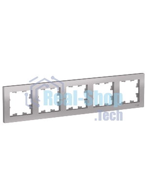 Рамка 5-м ATLAS DESIGN универс. алюм. SchE ATN000305