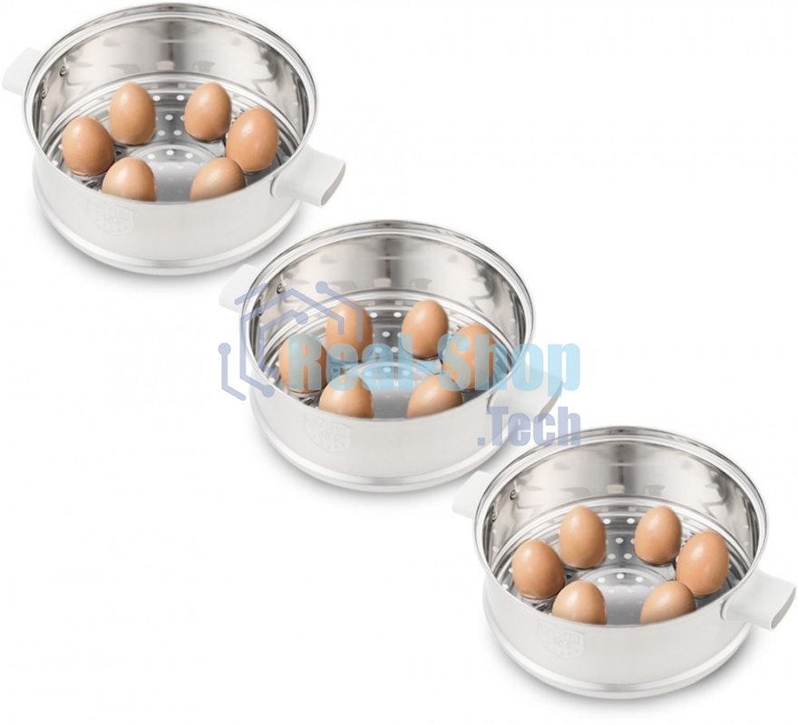 Пароварка электрическая Kitfort КТ-2035 600 Вт. Количество уровней: 5. Таймер приготовления: до 60 минут.