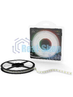 Лента светодиодная Gauss 312000414 LED 5050/60-SMD 14.4W 12V DC RGB блистер 5м