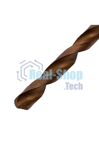 Сверло по металлу Matrix, 5,5 мм, HSS, нитридтитановое покрытие, цилиндрический хвостовик