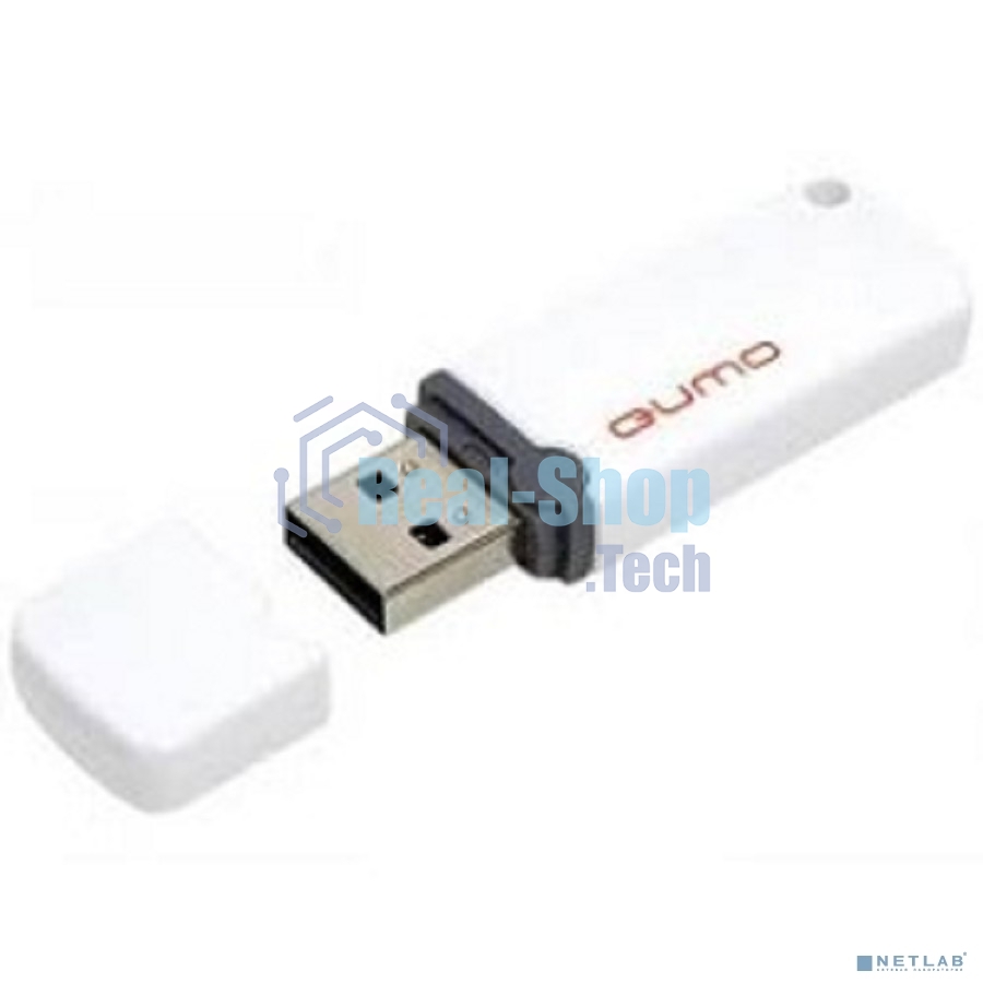Флешка USB 2.0 QUMO 16Gb Optiva 02 белый QM16GUD-OP2-белый