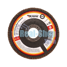 Круг лепестковый торцевой Kranz P80, 115х22,2 мм