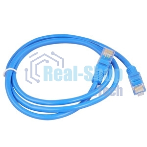 Патч-корд CCA light UTP Гарнизон PC-UTP-5e-1-B cat.5e, 1м, литой, многожильный синий