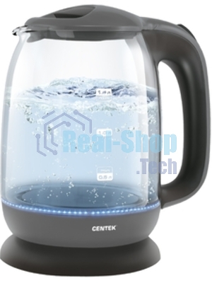 Чайник электрический Centek CT-0034 Coffee Vancouver, стекло, 1.8л,2200 Вт.