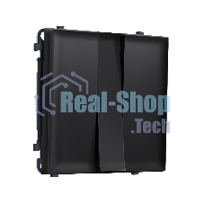 Комплект механизма 3-кл выключателя SIGMA Черный матовый 10A-250V QUANT PRO (SP8050, PR133)