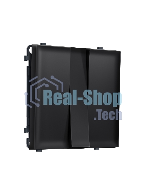 Комплект механизма 3-кл выключателя SIGMA Черный матовый 10A-250V QUANT PRO (SP8050, PR133)