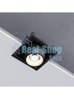 25087/LED 8W 4000K чёрный / Потолочный светодиодный светильник
