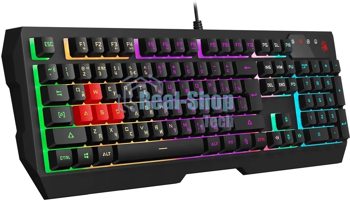 Клавиатура A4Tech Bloody B140N проводная USB черный