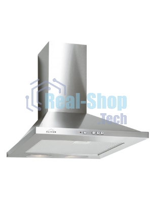 Вытяжка каминная Elikor Оптима 50Н-400-К3Л нержавеющая сталь, 50 см, 400 куб. м/ч, 55 дБ