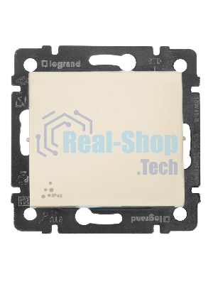 Выключатель Legrand Valena 10A, IP44, слоновая кость, 774101