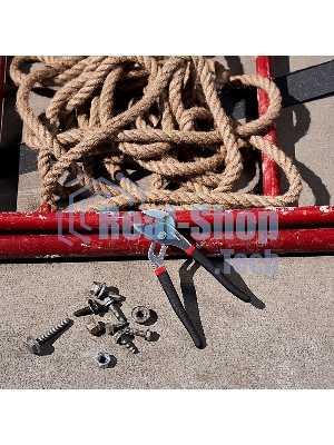 Клещи переставные Rexant 200 мм никелированные, обливные рукоятки