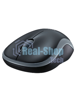 Мышь беспроводная Logitech M185 серый/черный, 1000 dpi, радиоканал, USB, кнопки - 3