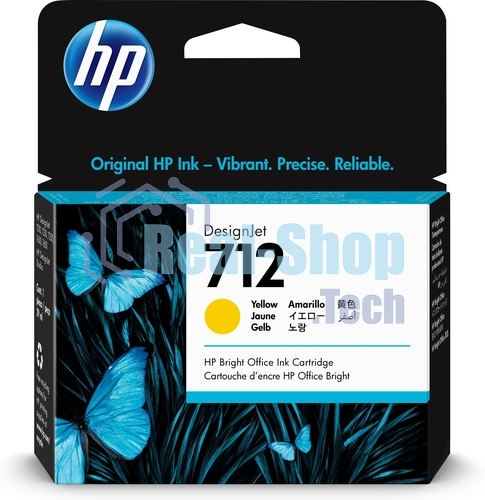 Картридж струйный HP 712 3ED69A желтый (29мл) для HP DJ Т230/630