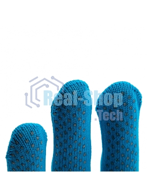 Перчатки из синтетической нити, ПВХ точка, 13 класс, 