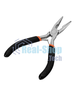 Длинногубцы Sparta Mini, 130 мм, никелированные, прямые, авторазжим