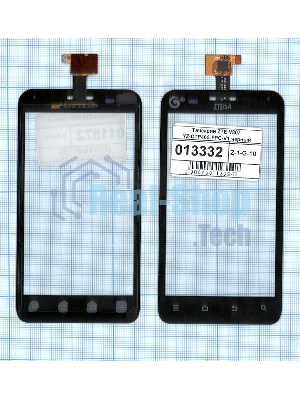 Сенсорное стекло (тачскрин) для ZTE V807 Blade C YZ-CTP465-FPC-V1, черное