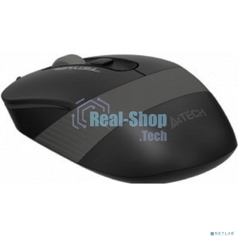 Мышь проводная A4Tech Fstyler FM10 черный/серый, 1600 dpi, USB, кнопки - 4