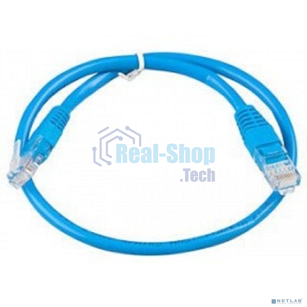 Коммутационный шнур ExeGate Патч-корд UTP Cat.5e, 2м ExeGate синий