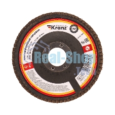 Круг лепестковый торцевой Kranz P60, 115х22,2 мм