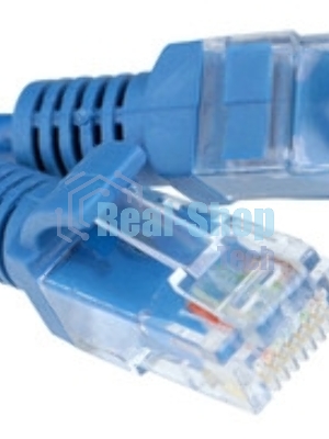 Патч-корд CCA light UTP Гарнизон PC-UTP-5e-1-B cat.5e, 1м, литой, многожильный синий