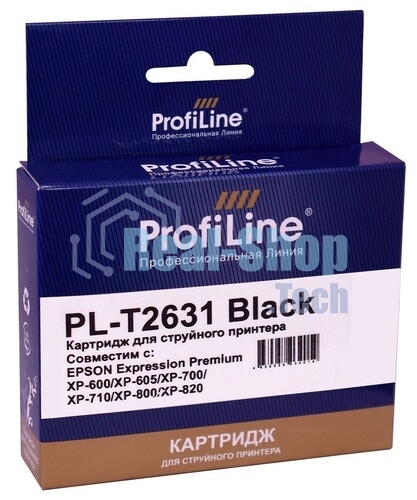 Картридж струйный ProfiLine PL-T2631 для принтеров Epson Expression Premium XP-600/XP-605/XP-700/XP-710/XP-800/XP-820 с чернилами Photo Black