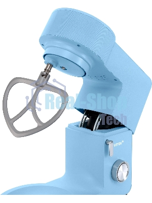 Миксер Vitek VT-PM0555 голубой, стационарный, 2200 Вт, 7.8 л, 6 скоростей